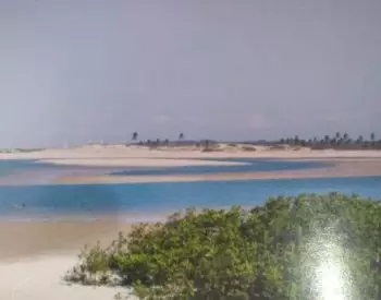 Bela foz do rio em Águas Belas