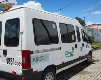 Parte externa da Van